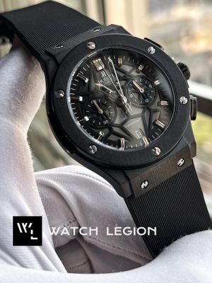 HUBLOT BELT SPIDER BLACK DIAL BLACK CASE BLACK BELT V2_img_1