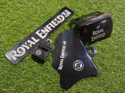 Premium Combo Pack (Caliper,Oil pot,Front Board,Master Cylinder Cover For Royal Enfield All Model_img_0
