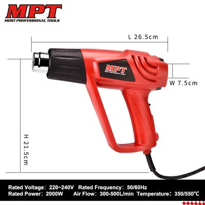 MPT Hot Air Machine, Heat flow machine, 2000w, 350/550°C, Model: MHG2003_img_5
