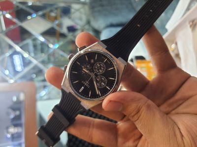 tissot prx chronograph black silicone belt_img_0