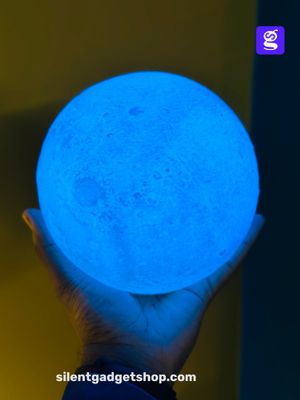 Rechargeable 3D Moon Lamp With Remote -18 CM_img_1