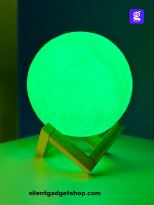 Rechargeable 3D Moon Lamp With Remote -18 CM_img_2