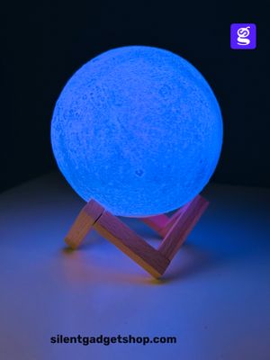 Rechargeable 3D Moon Lamp With Remote -18 CM_img_3