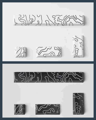 Topographic Enter Esc Spacebar Combo - Set of 4 Keys_img_0