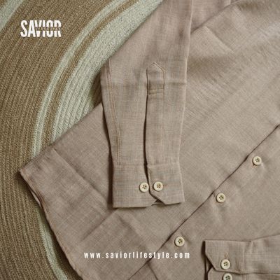 Sand Stone - Old Money Full Sleeve Shirt_img_3