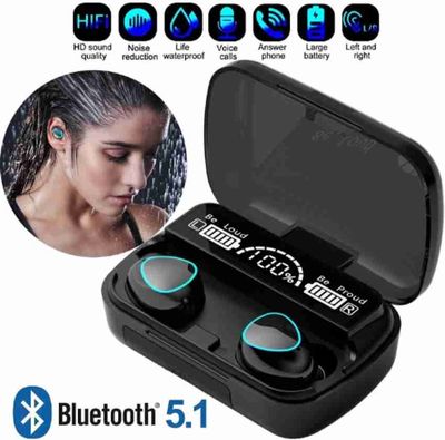 M10 TWS Earbuds 2500mAh Charging Box Bluetooth-compatible Stereo Waterproof_img_6