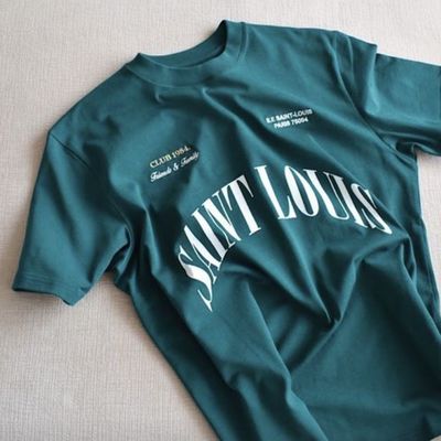 Premium Quality Oversized T-Shirt Green Saint Louis_img_0