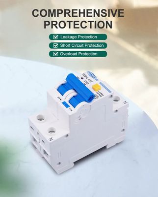 TOMZN RCBO TOB1L-63H 2P 63A 230V AC 50Hz/60Hz Residual Current Circuit breaker with over current and Leakage protection RCBO ._img_2