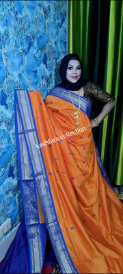 orange cotton gaduwal Sharee_img_1