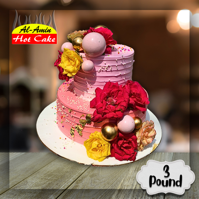 Customize Cake  / Flower Theme_img_0