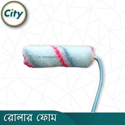 ১ পিস ৪ ইঞ্চি পেইন্ট রোলার ব্রাশ ফোম ওয়াল পেইন্টিং সুতা রোলার ফোম_img_2