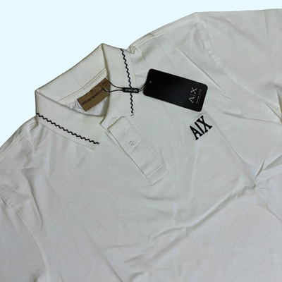 Armani Exchange Men's White Polo T-shirt_img_1