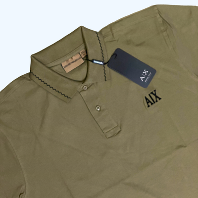 Armani Exchange Men's Brown Polo T-shirt_img_1