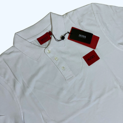 Hugo Boss Men's White Polo T-shirt_img_1
