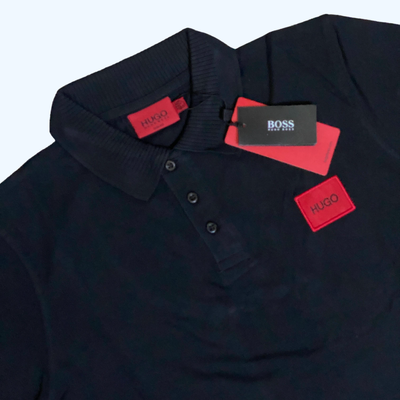 Hugo Boss Men's Jet Black Polo T-shirt_img_1