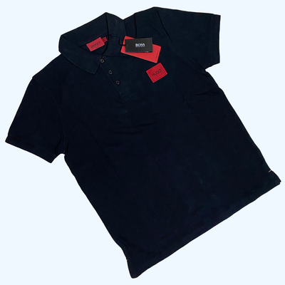 Hugo Boss Men's Jet Black Polo T-shirt_img_2