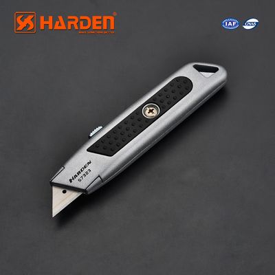 HARDEN 150mm Universal Knife, 30MM Width Blade, Zinc Alloy Housing Utility Cutter Professional Quality, Folding Utility Knife, Multi Hand Cutting Tool Box, Cutter Knife Cutter;  570323_img_0