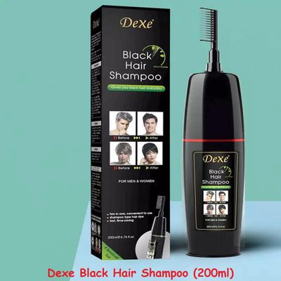 Dexe Black hair shampoo 200ml_img_0