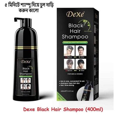 Dexe black hair shampoo 400ml_img_0