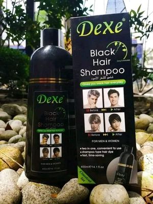 Dexe black hair shampoo 400ml_img_1