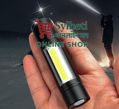 Geepas Gp-007 Rechargeable Led Flashlight Torch Lamp - Charger Light_img_2