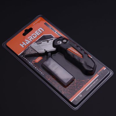 HARDEN Folding Anti Cutter 165mm with 5Pcs Refill, Multi Hand Cutting Tool Box, Cutter Knife Cutter; 570332_img_8