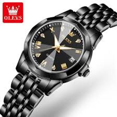 Butter Fly Lock OLEVS Watch for Women Black_img_0