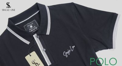Men's Premium Black Polo T-Shirt | 210 GSM 100% Cotton | Summer Casual & Formal Wear | Palli_img_1