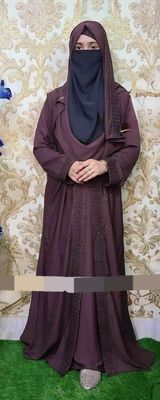 Embroidery Borka with Hijab_img_3
