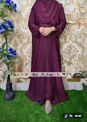 Embroidery Borka with Hijab_img_1