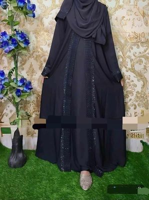 Embroidery Borka with Hijab_img_2