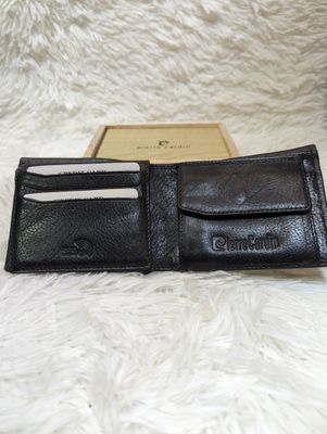 With Wooden Box | Orginal Fireproof Leather Wallet With Ferrari Logo_img_5