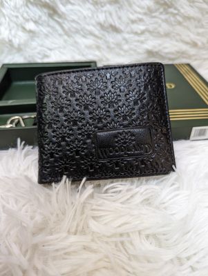 With Key Ring WOODLAND Wallet | Fireproof Original Leather_img_3