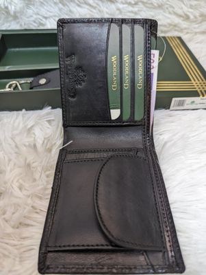 With Key Ring WOODLAND Wallet | Fireproof Original Leather_img_5