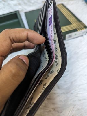With Key Ring WOODLAND Wallet | Fireproof Original Leather_img_6