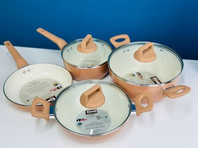 Kiam 7 Pieces Marble Die-Casting Cookware_img_0
