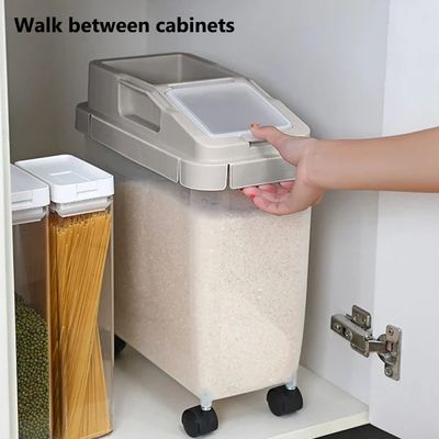 Trolly Rice Storage/Movable Food Container_img_1