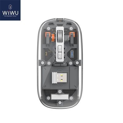 Trendy Hot Selling WIWU Crystal Transparent Wireless Mouse_img_1