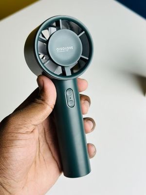 Xiaomi AISOLOVE F01 Handheld Turbo Fan (2000mAh Battery) – Green Color_img_1