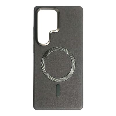 Plain Leather Knife Cut Magnetic Case For Samsung_img_1