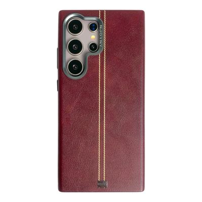 Jazz Retro Car Line Leather Magnetic Case For Samsung_img_1