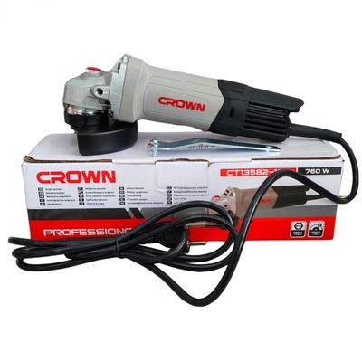 CROWN 4" Professional Angle grinder, 760W, 100mm, Rear switch; CT13582 - 100_img_2