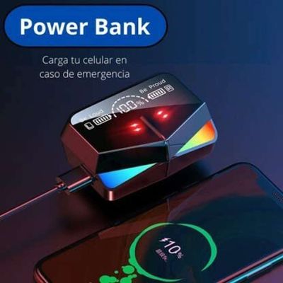 M28 Wireless Bluetooth In ear Earbuds with Touch Control and Dual LED Charging Display_img_4