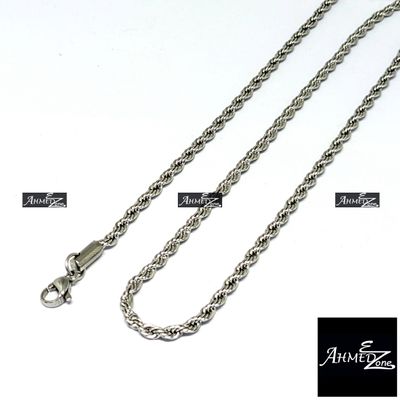 3mm Silver Twist Neck Chain Stainless Steel (GC-315)_img_1