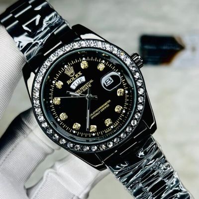 Rolex Quartz Movement Stainless Steel Analog Watch for Men_img_0