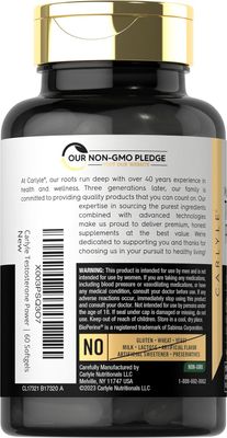Testosterone Power Male Performance 60 Softgels - Made in USA_img_3