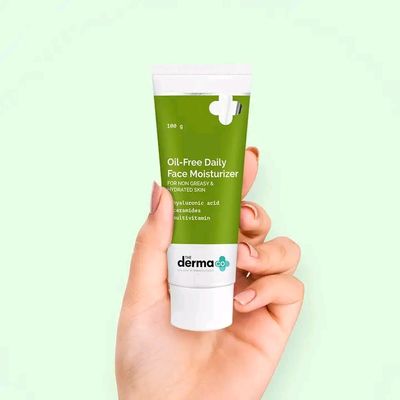 The Derma CO Oil-Free Daily Face Moisturizer with Hyaluronic Acid 100g_img_1