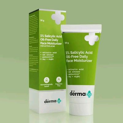 The Derma Co. 1% Salicylic Acid Oil Free Daily Face Moisturizer (for active acne)_img_2
