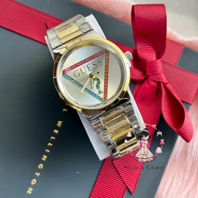 Guess Brand || Multi Color Stone || Dual Tone_img_0