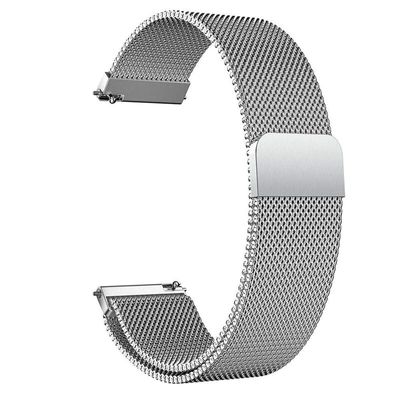 Universal 20mm Metal Magnetic Watch Strap-Silver color_img_0
